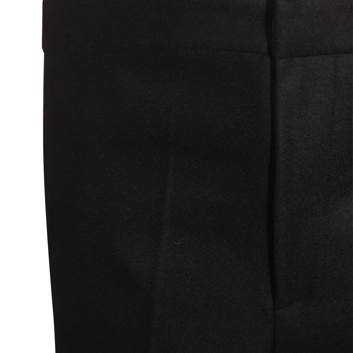Jil Sander Sleek Tailored Black Wool Trousers With Subtle Sheen Zwart