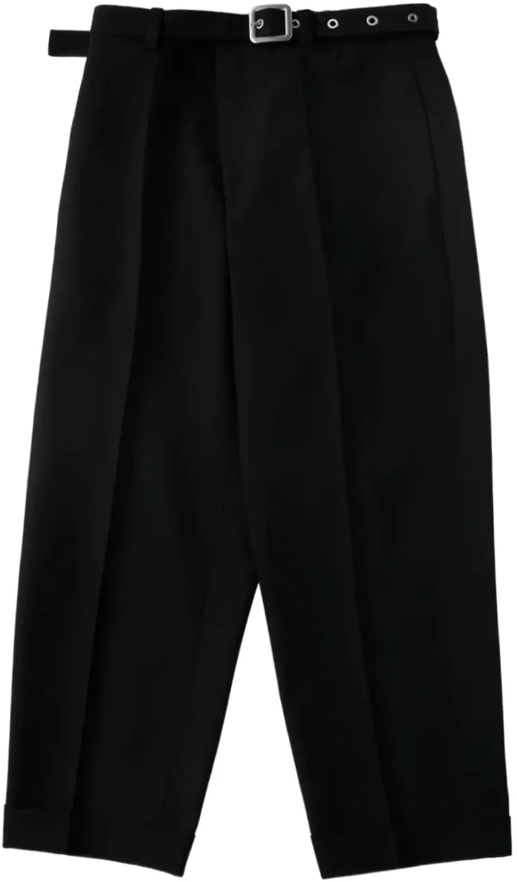 Jil Sander Trouser Black Zwart
