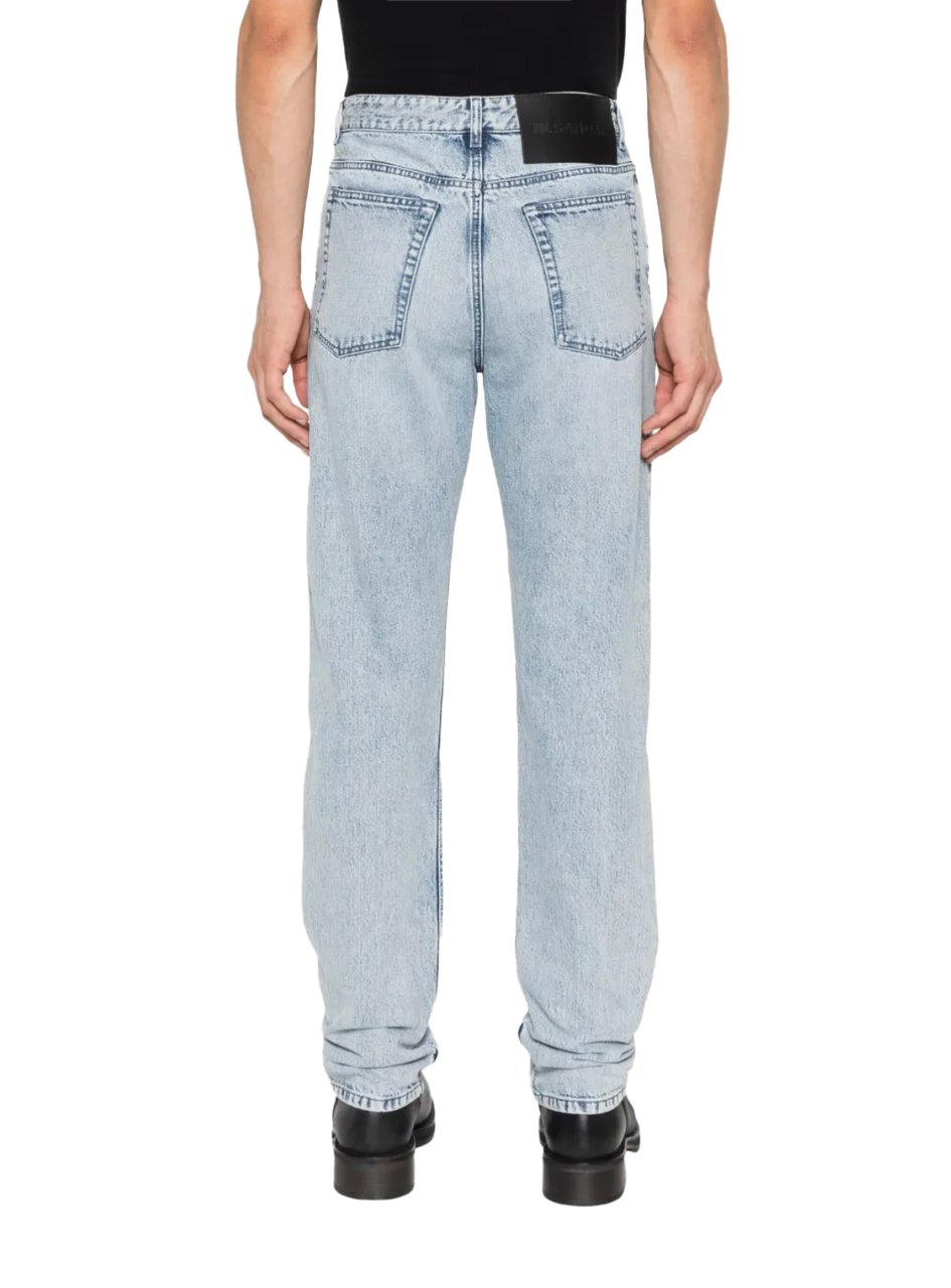 Jil Sander Trouser 182 Aw 19 Treated Blue Blauw