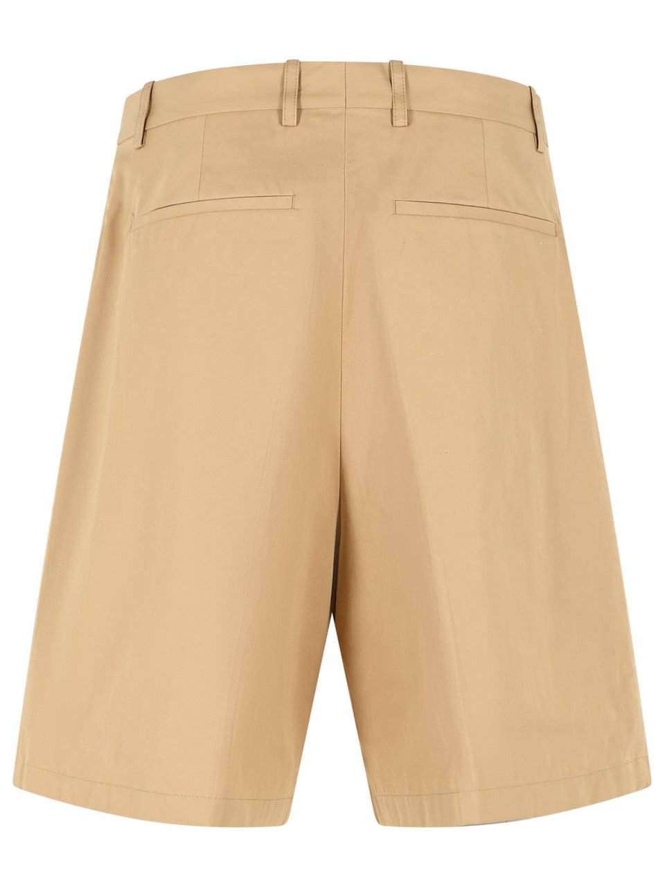 Jil Sander Beige Cotton Bermuda Shorts Bruin