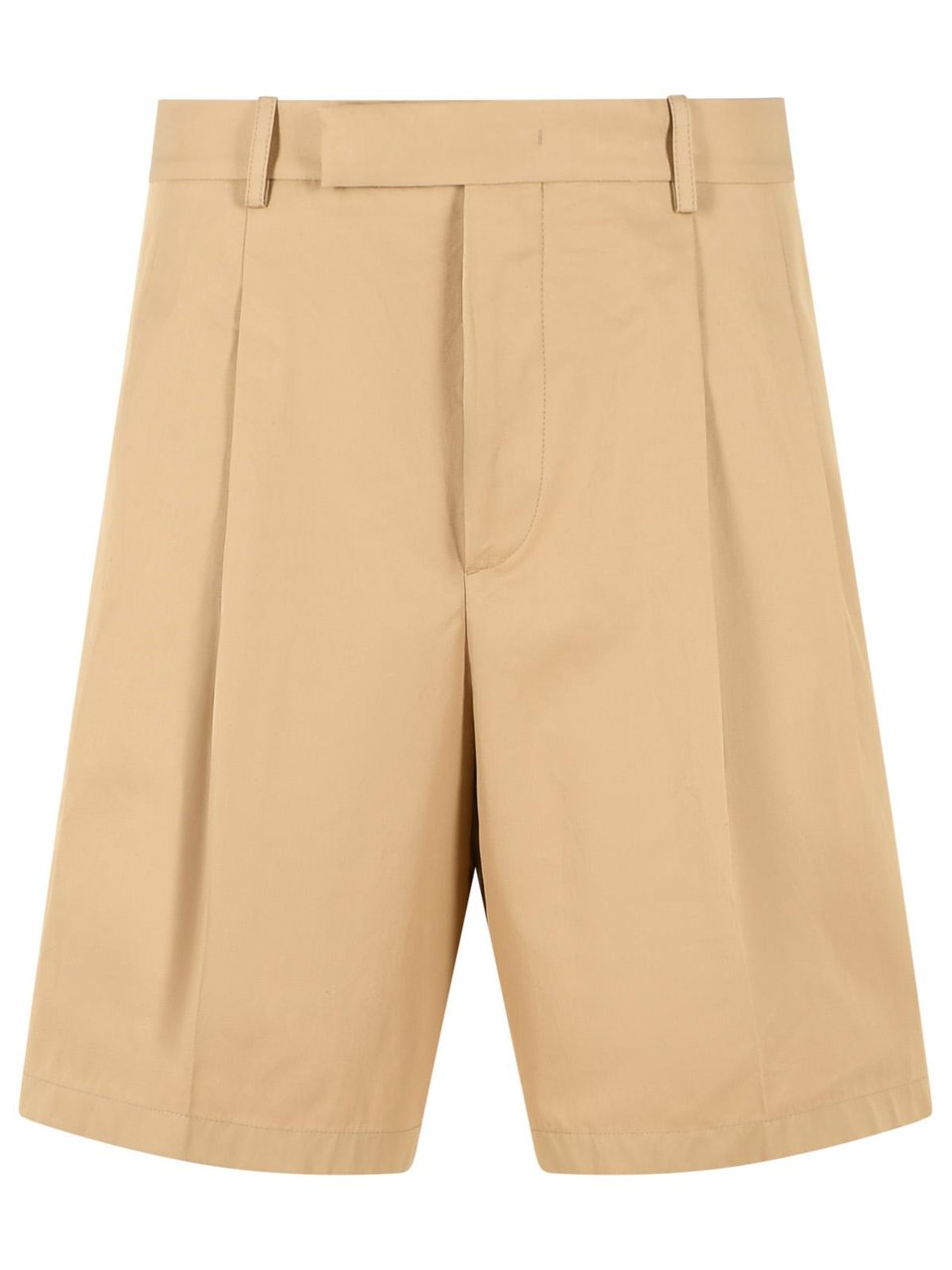 Jil Sander Beige Cotton Bermuda Shorts Bruin