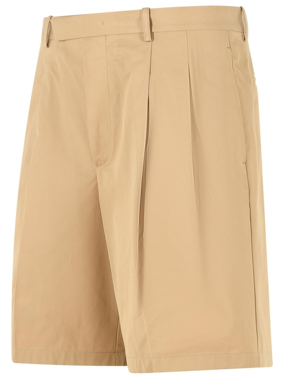Jil Sander Beige Cotton Bermuda Shorts Bruin