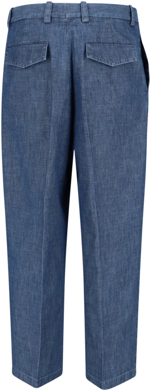 Jil Sander Tailored Pants – Blue Neutraal