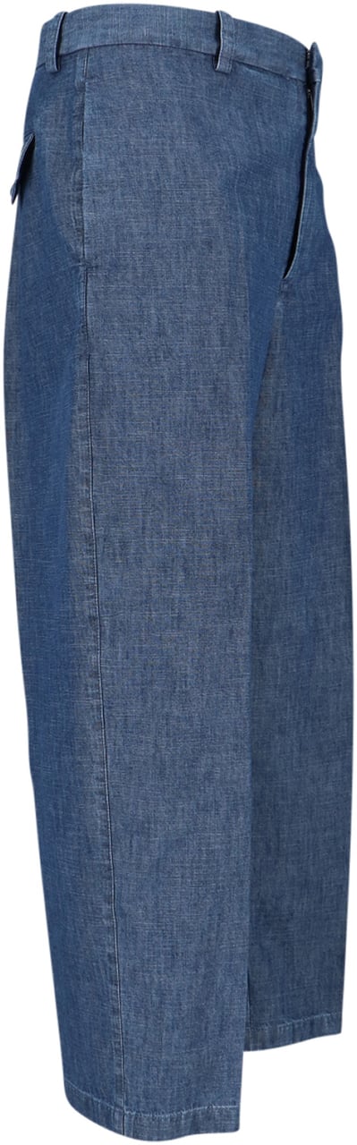 Jil Sander Tailored Pants – Blue Neutraal