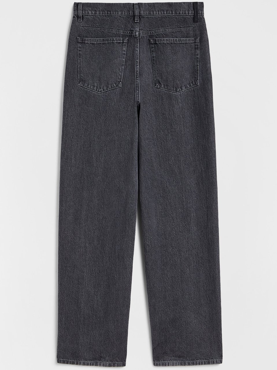Jil Sander Wide-Leg Dark Denim Trousers with Classic Five-Pocket Design Grijs