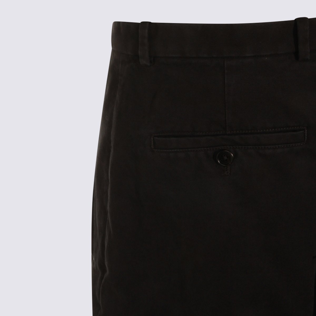 Jil Sander Straight-Leg Trousers With Button Closure And Tailored Finish Zwart