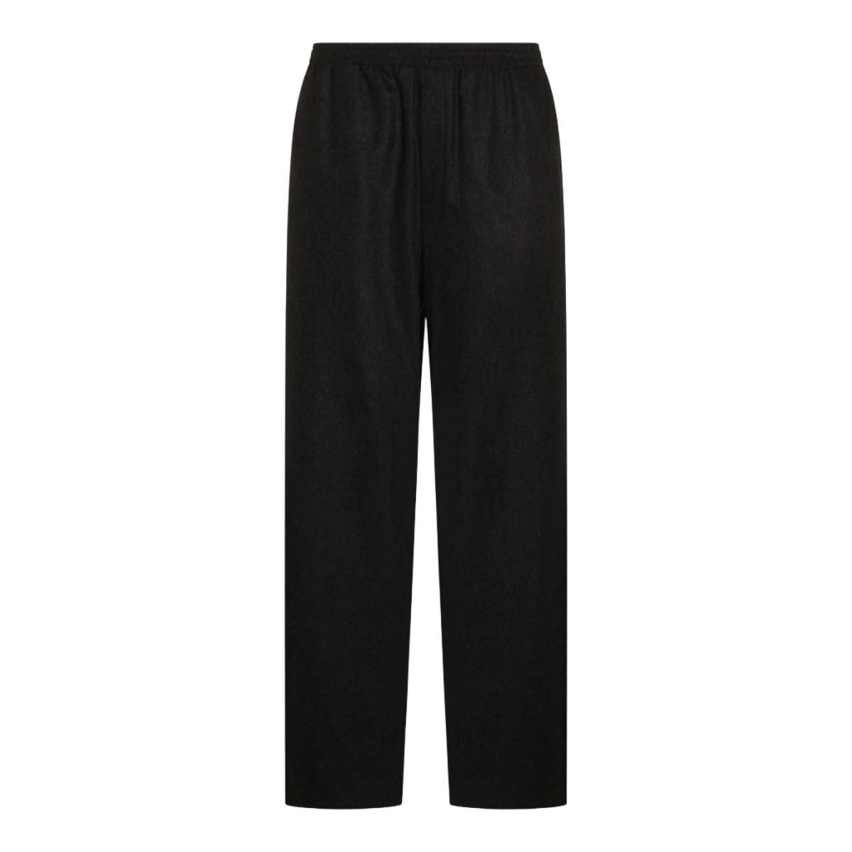 Jil Sander Straight-Leg Trousers With Elastic Waistband And Refined Pockets Zwart