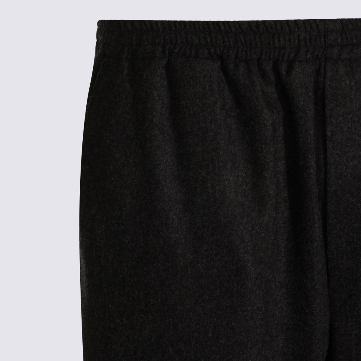 Jil Sander Straight-Leg Trousers With Elastic Waistband And Refined Pockets Zwart