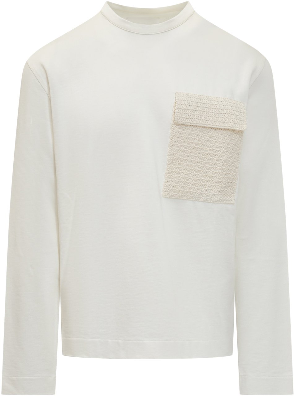 Jil Sander Maglia con Tasca Wit