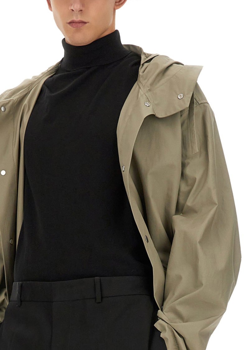 Jil Sander Relaxed-Fit Cotton Parka Groen
