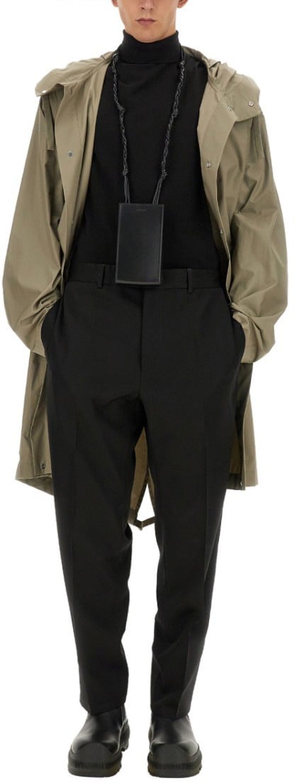 Jil Sander Relaxed-Fit Cotton Parka Groen