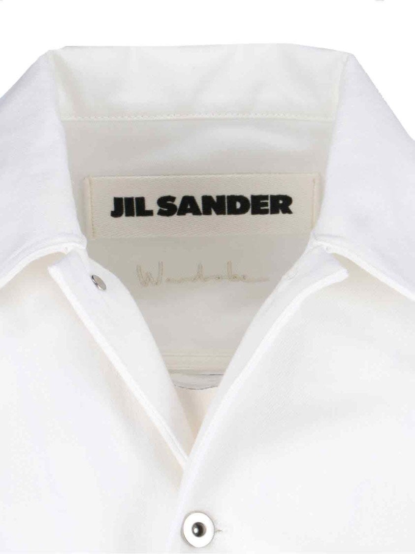 Jil Sander Denim Overshirt – White Wit
