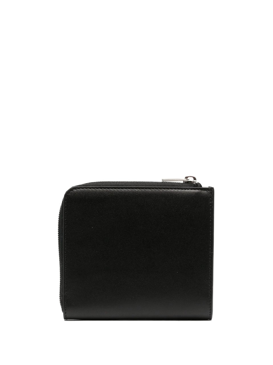 Jil Sander Black Portafoglio Zip Around Wallet Zwart