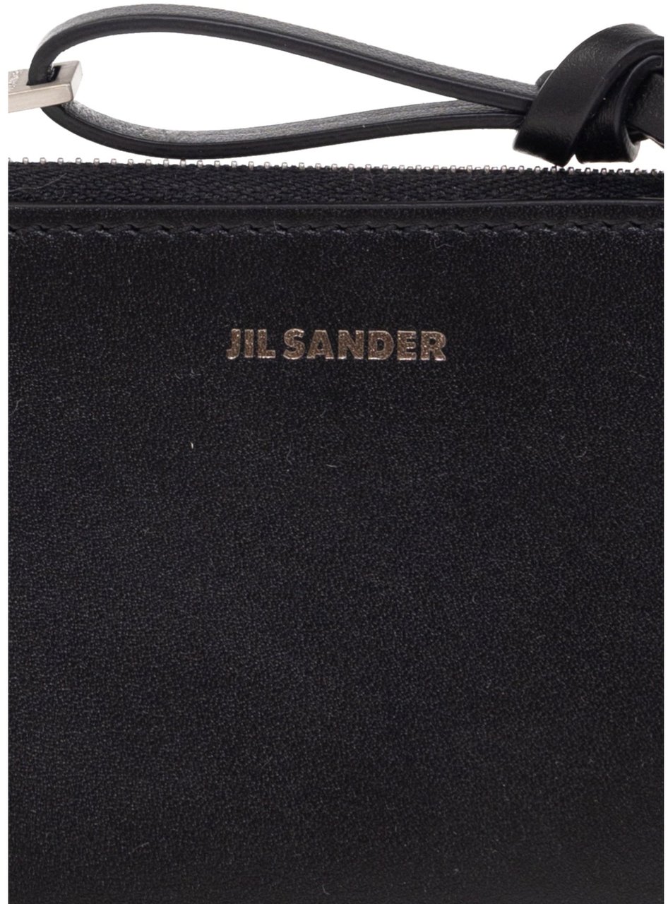 Jil Sander Giro Coin Wallet Zwart