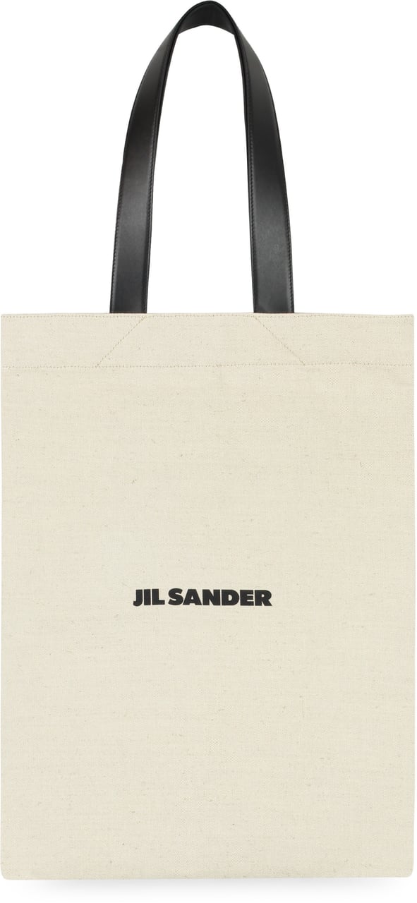 Jil Sander Canvas tote bag Neutraal