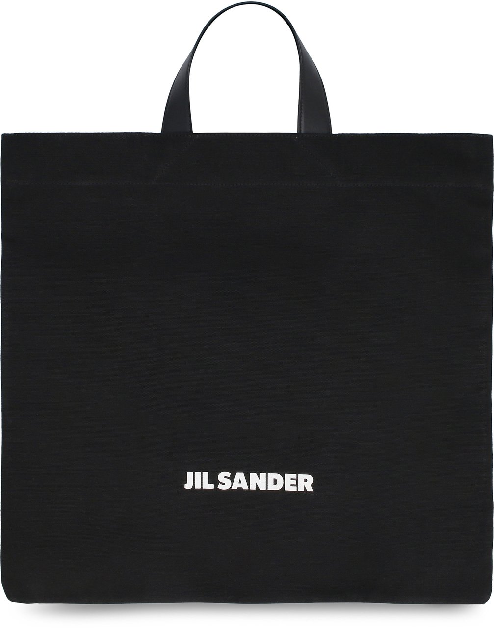 Jil Sander Canvas tote bag Zwart