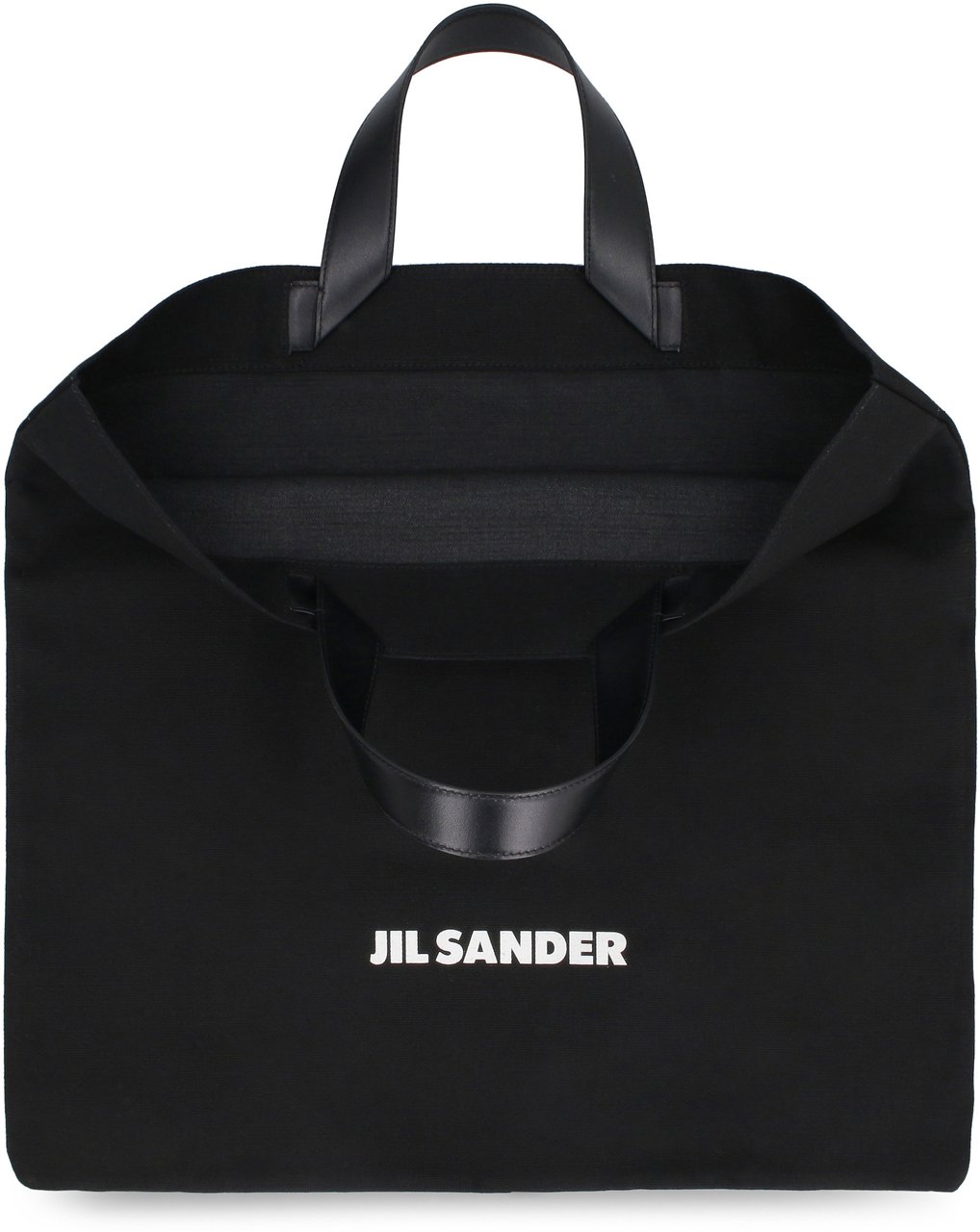 Jil Sander Canvas tote bag Zwart