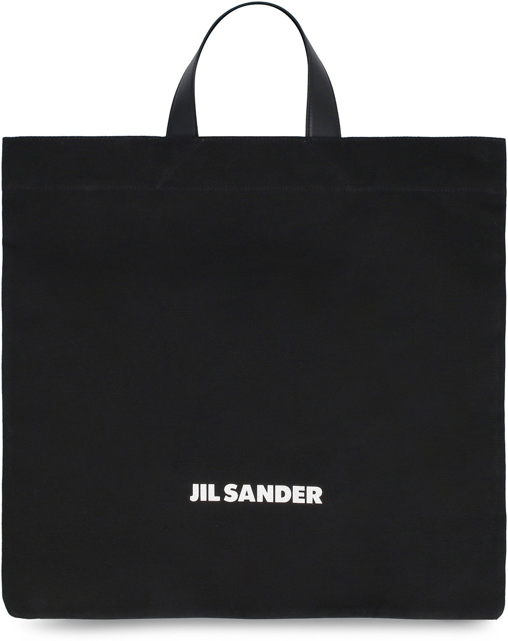 Jil Sander Canvas tote bag Zwart