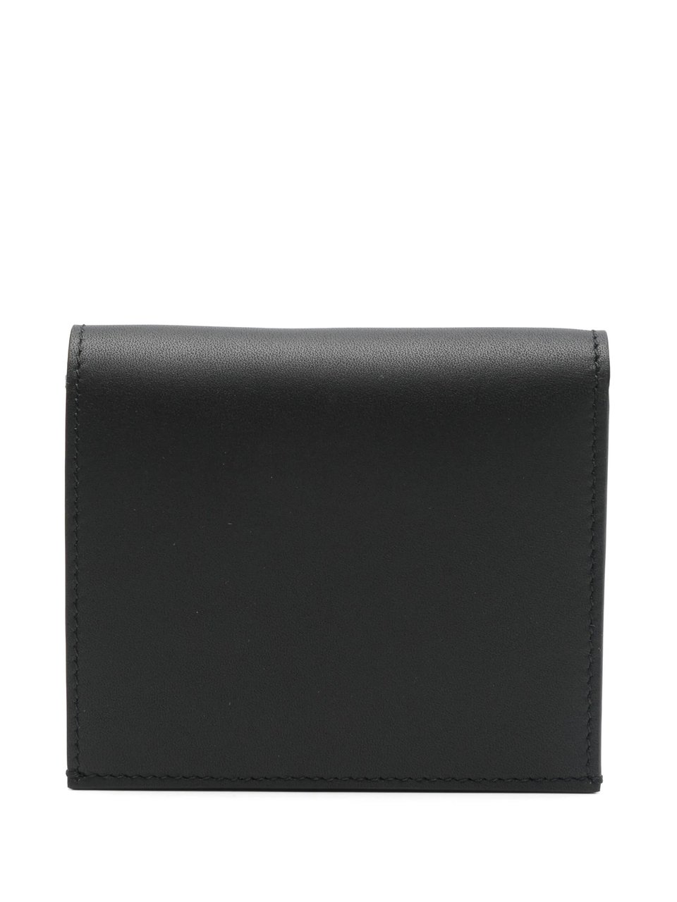 Jil Sander Black Smooth Matte Rectangular Wallet Zwart