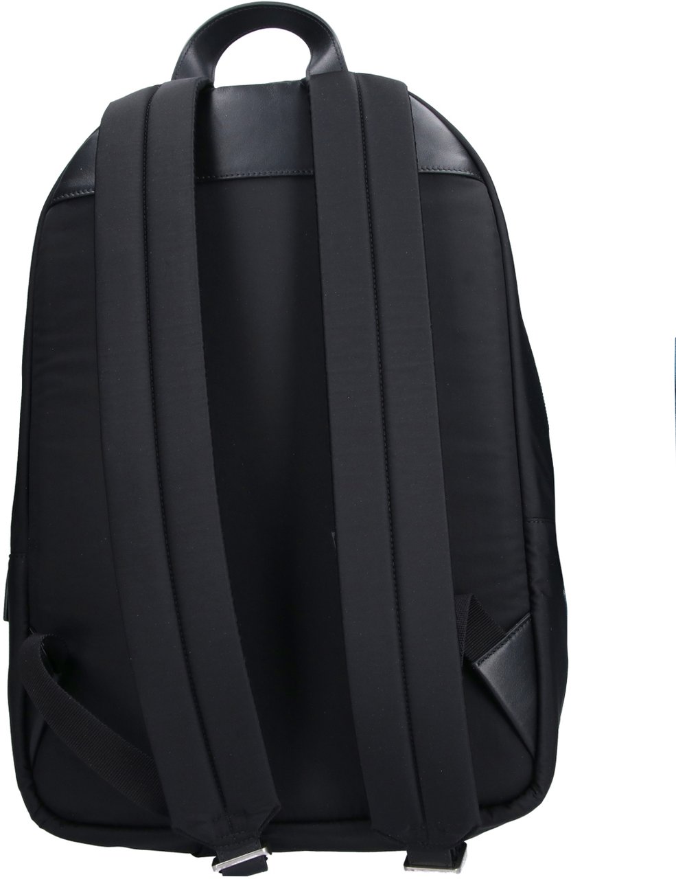 Jil Sander Black Urban Double Zip Fabric Backpack Zwart