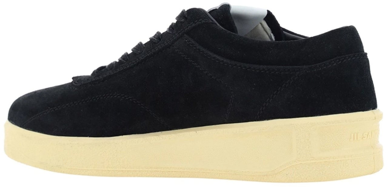 Jil Sander Jil Sander Leather Sneakers Zwart