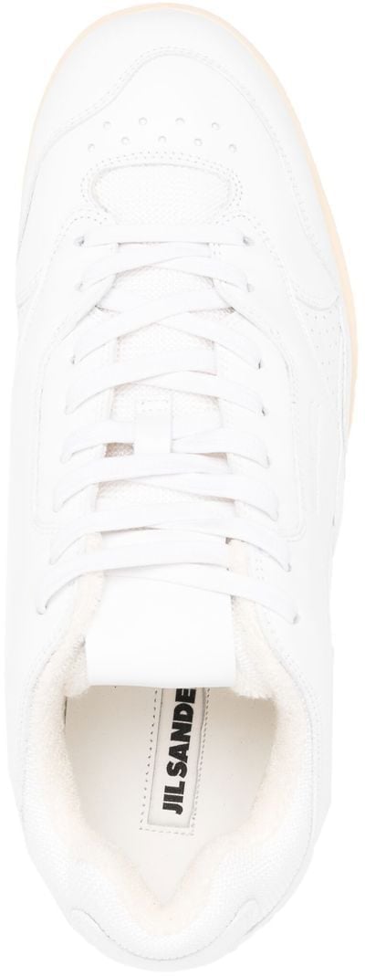Jil Sander Sneakers White Wit