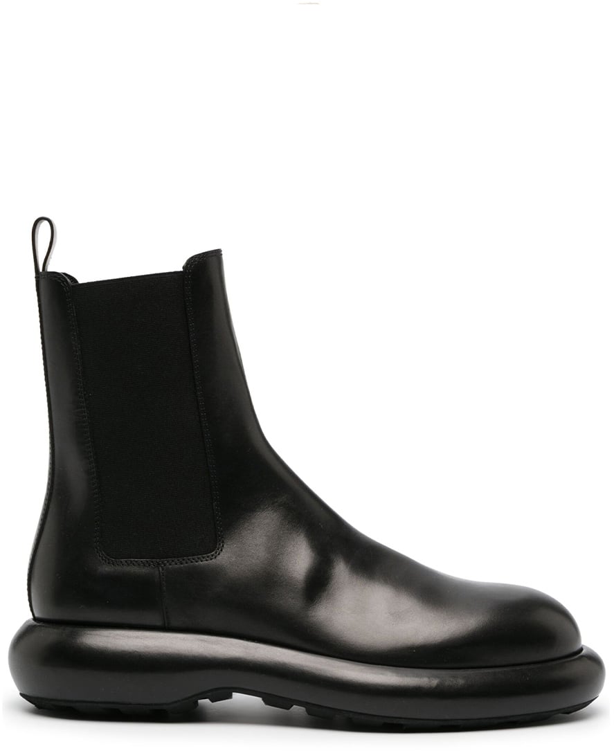 Jil Sander Bootie Black Zwart
