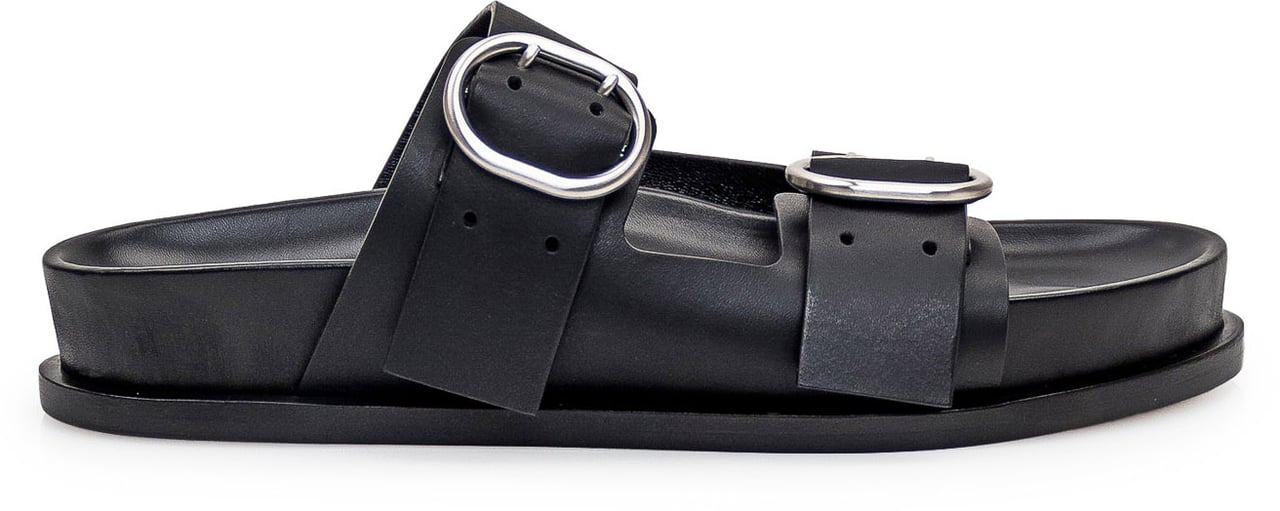 Jil Sander Sandalo in Pelle Zwart