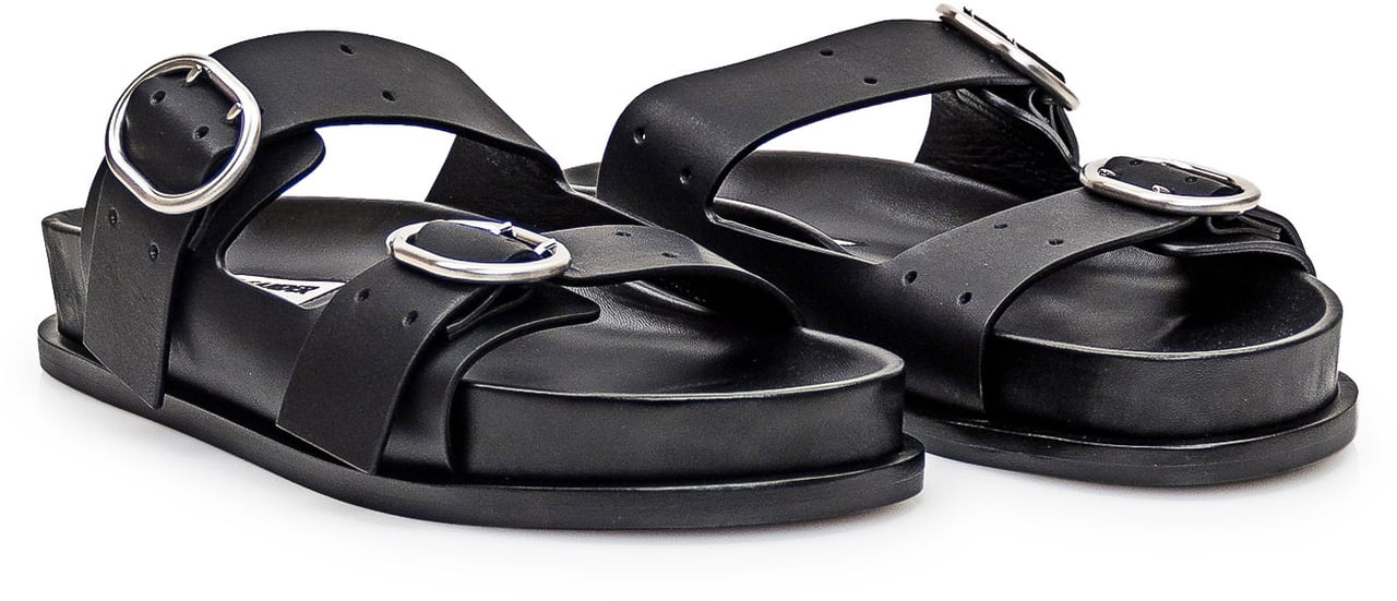 Jil Sander Sandalo in Pelle Zwart