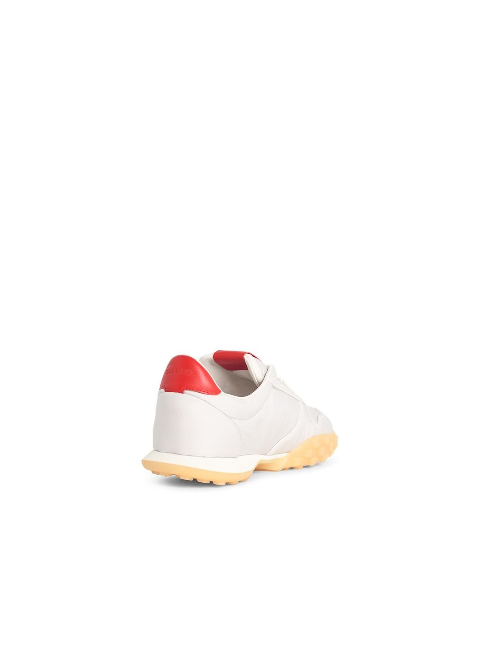 Jil Sander Sneakers In Nylon And White Nappa Leather Neutraal