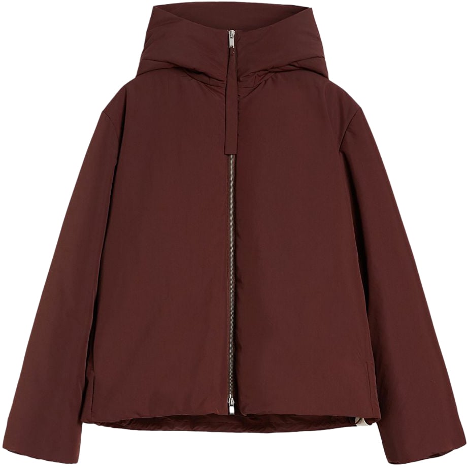 Jil Sander Coats Bordeaux Rood