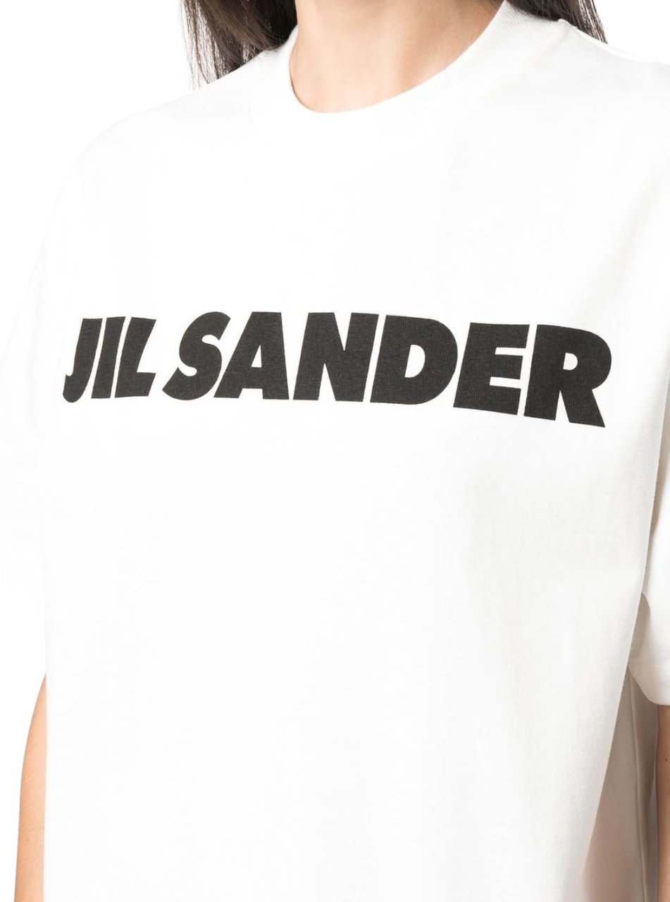 Jil Sander T-shirt Small Logo 3-pack White Wit