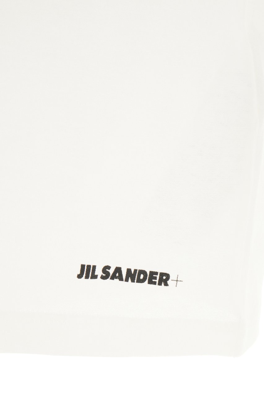 Jil Sander Jil Sander Ivory cotton t-shirt Neutraal
