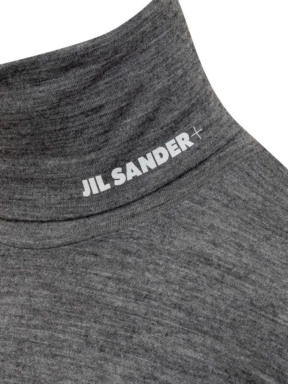 Jil Sander T-Shirt con Logo Grijs