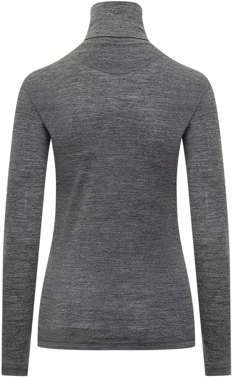 Jil Sander T-Shirt con Logo Grijs