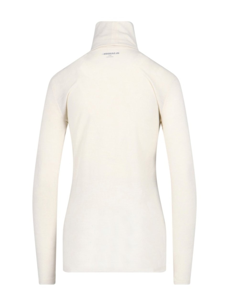 Jil Sander Logo Turtleneck – Cream Neutraal