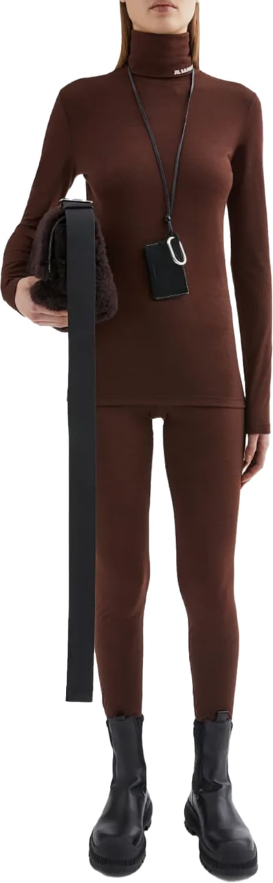 Jil Sander Long Sleeve Brown Bruin