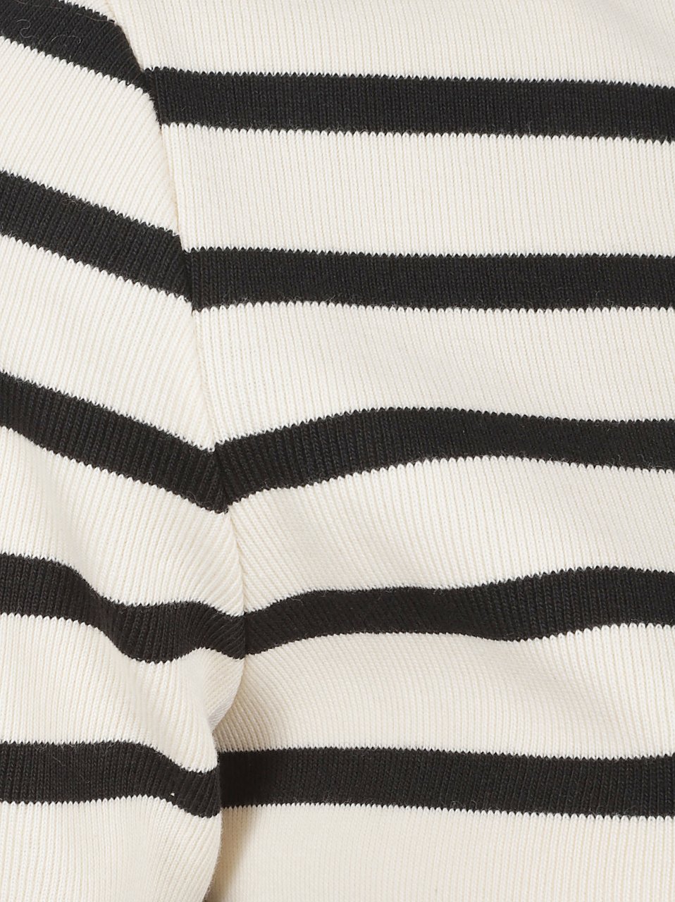 Jil Sander Fine Ribbed Cotton T-Shirt Wit