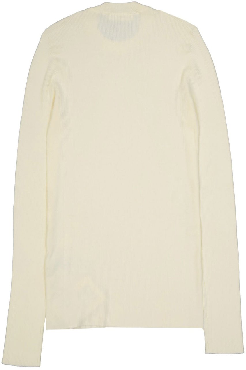 Jil Sander Jil Sander Logo Fitted Jumper Wit