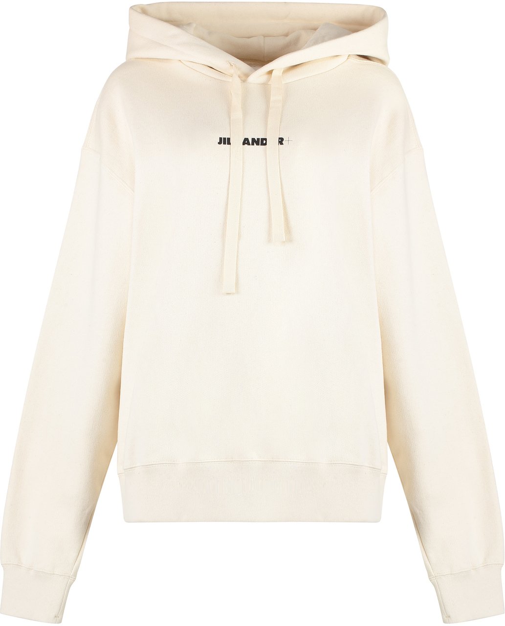 Jil Sander Cotton hoodie Neutraal