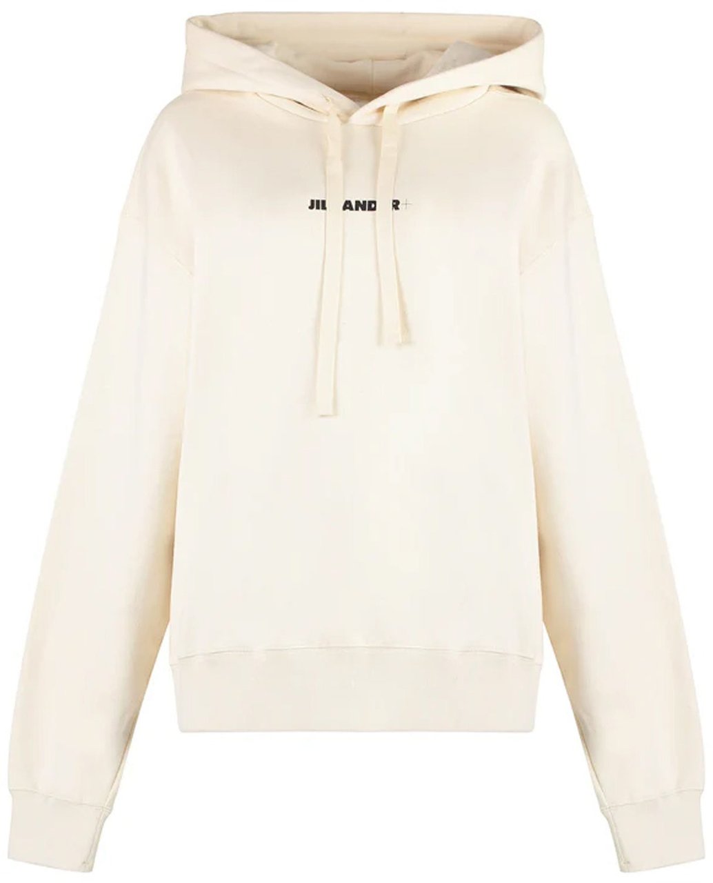 Jil Sander Jil Sander Cotton Hooded Sweatshirt Wit