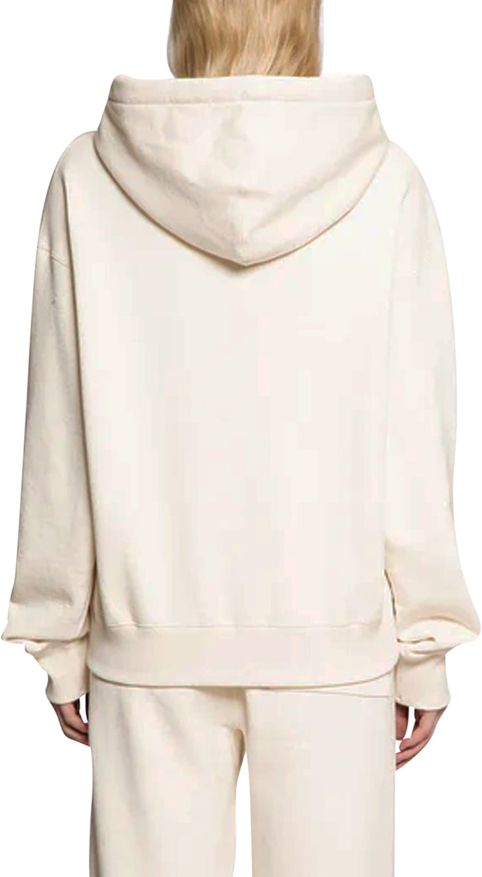 Jil Sander Jil Sander Cotton Hooded Sweatshirt Wit