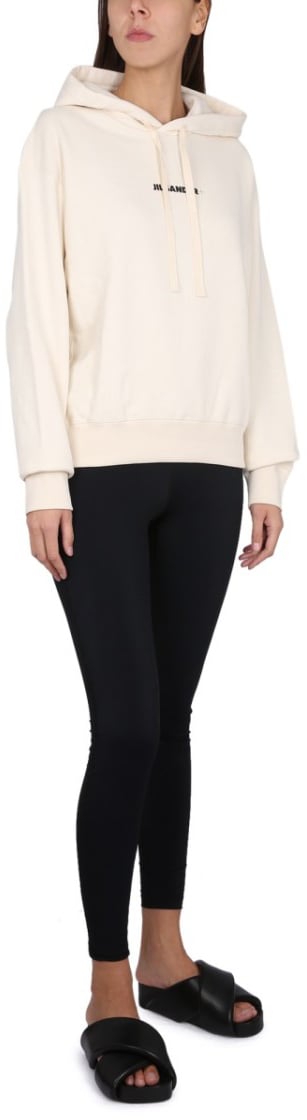 Jil Sander Leggings With Logo Zwart