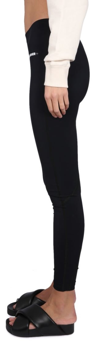 Jil Sander Leggings With Logo Zwart