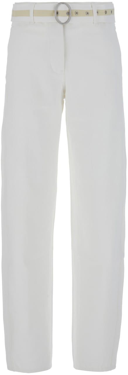 Jil Sander Jil Sander White denim jeans Wit