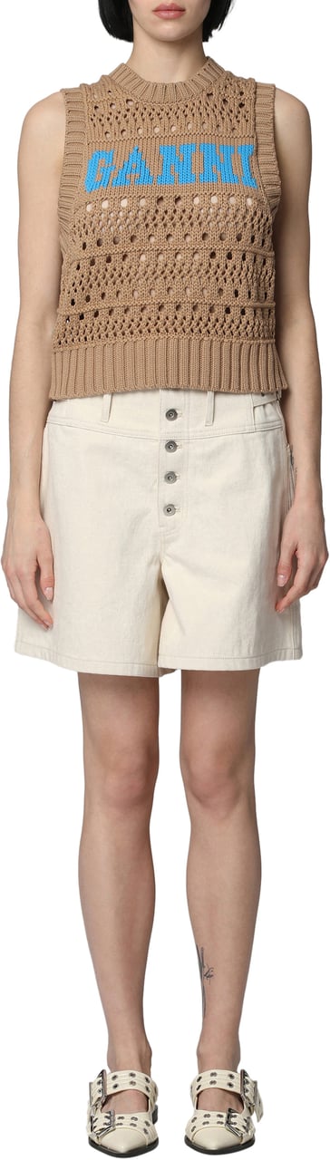 Jil Sander Denim shorts Neutraal