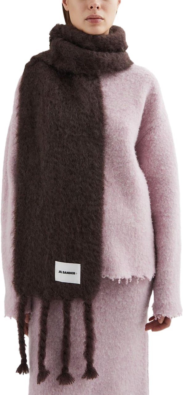 Jil Sander Scarfs Bordeaux Rood