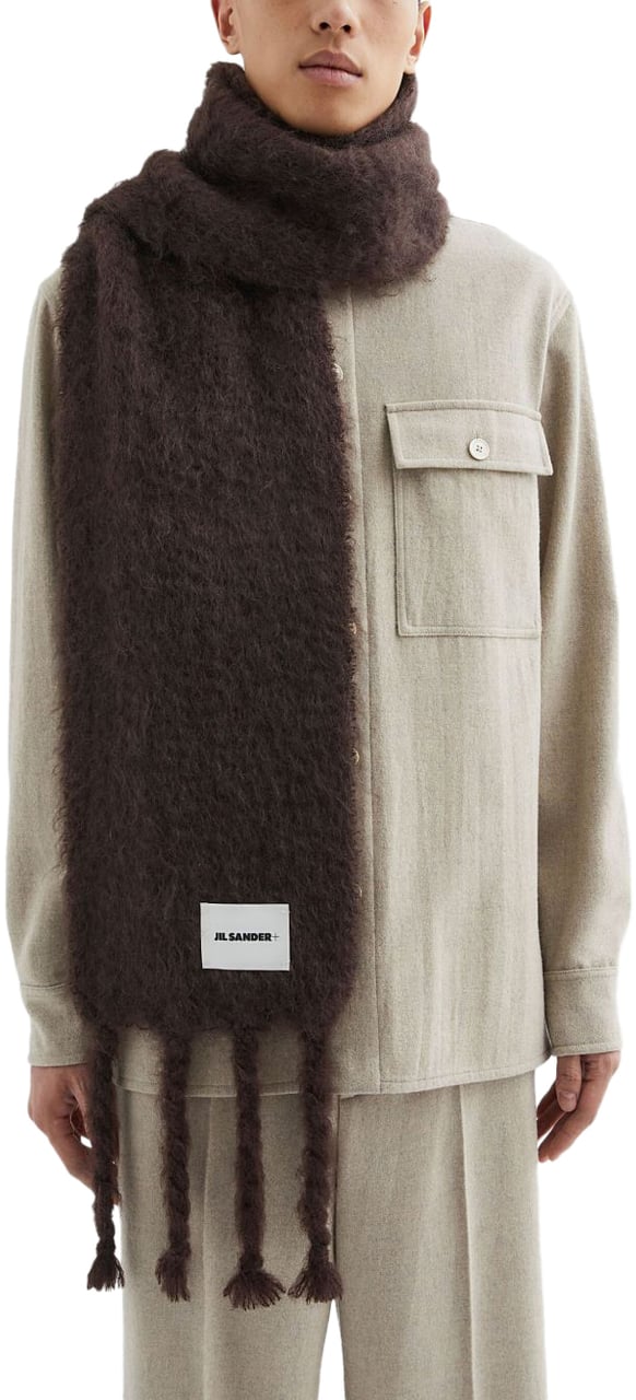 Jil Sander Scarfs Bordeaux Rood