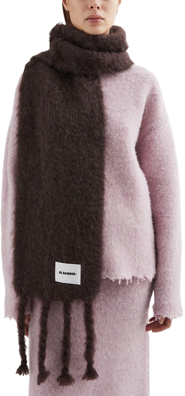 Jil Sander Jil Sander Sciarpe Bordeaux Rood