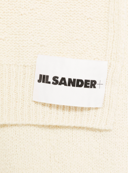 Jil Sander Knit Scarf Beige Beige